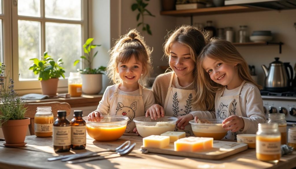 seife selber machen mit kindern: eine einfache und kreative anleitung für gemeinsames basteln zu hause. spaß und sicherheit garantiert!